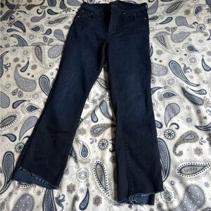 Women's Mother Dark Blue Jeans